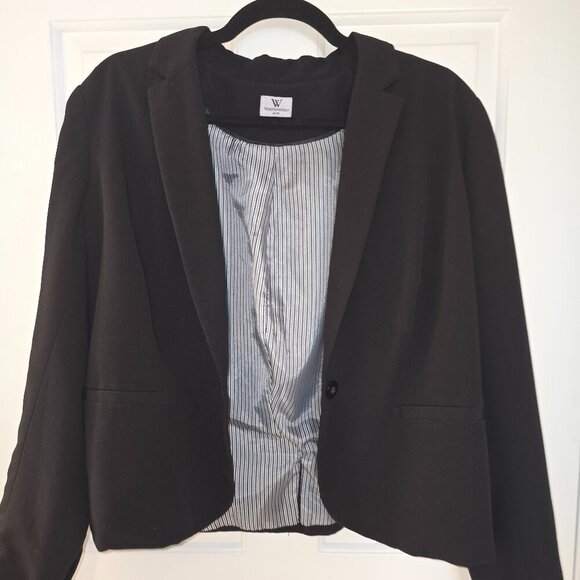 Worthington Black Business Blazer Petite XL with Lining - Picture 1 of 5